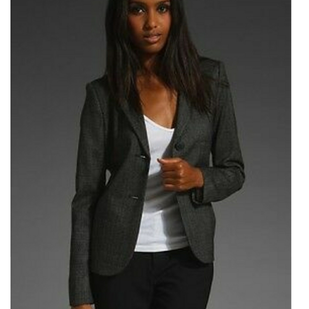 Beautiful Theory Designer 2 Button Blazer Grey